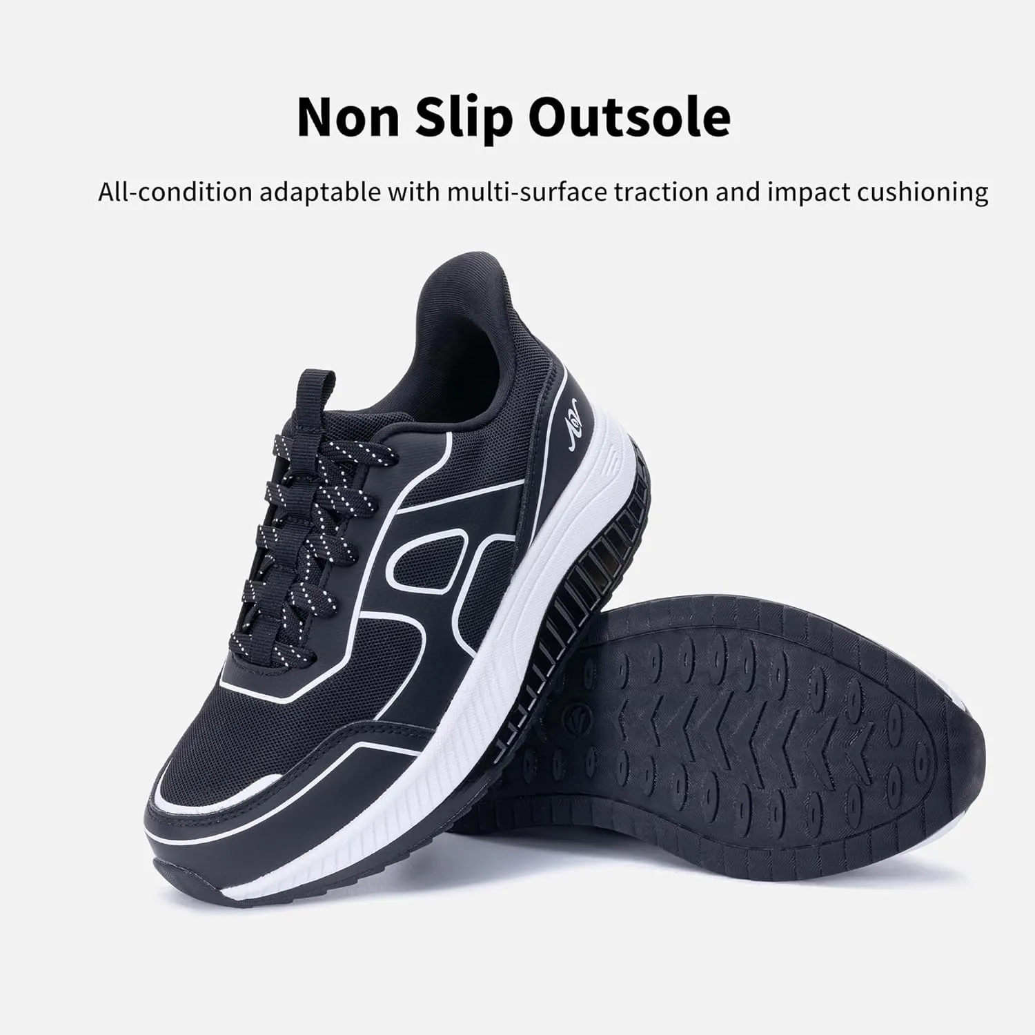Womens Walking Shoes Arch Support Plantar Fasciitis Sneakers Cushion Pain Relief Tennis