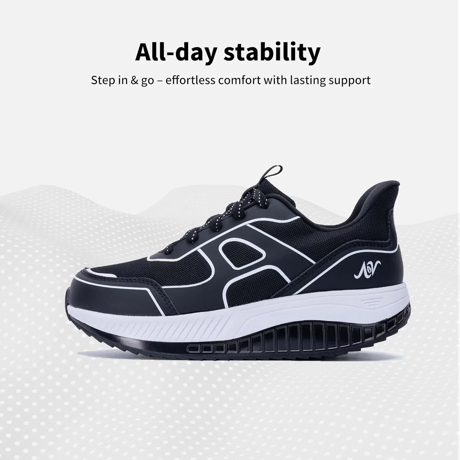Womens Walking Shoes Arch Support Plantar Fasciitis Sneakers Cushion Pain Relief Tennis
