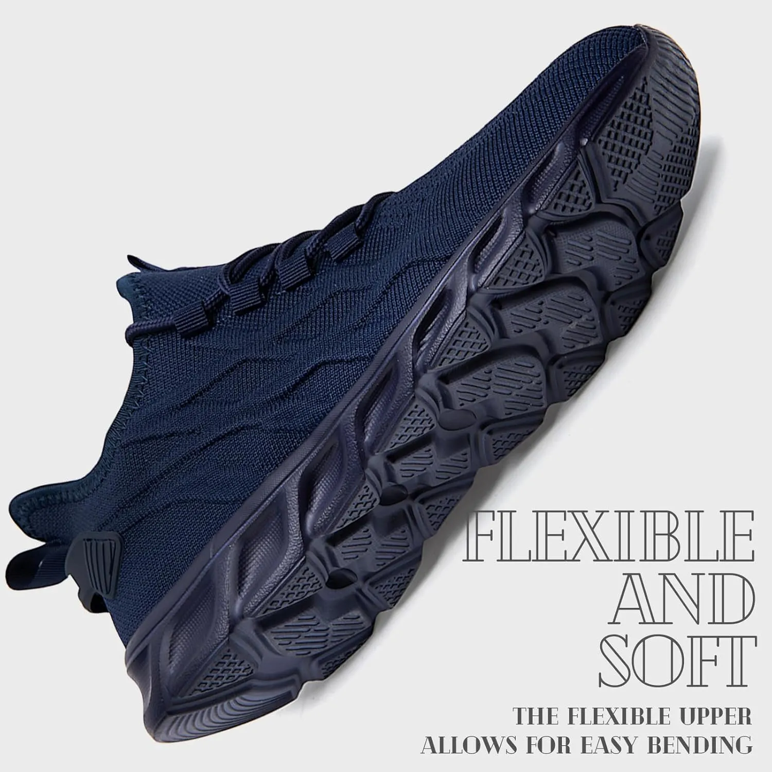 ZGPWZWL Mens Running Shoes Sneakers for Men Tennis Gym Athletic Lightweight Walking Comfortable Workout Sports Shoes